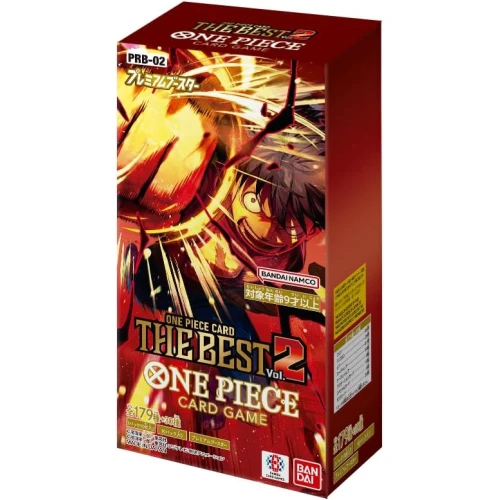 PRB-02 ONE PIECE CARD THE BEST vol.2 Sealed Case (20 boxes) Japanese ONE PIECE CARD